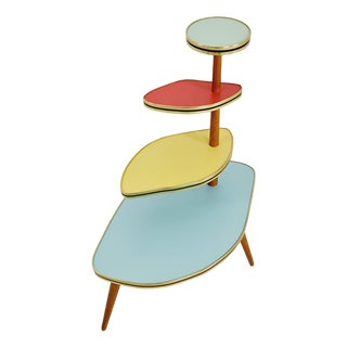 Vintage German Plant Stand, 1950s For Sale