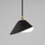 Mid-Century Modern Black Library Hanging Lamp by Serge Mouille For Sale - Image 4 of 8