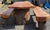 Folk Art Wooden Table with Benches, Set of 3 For Sale - Image 4 of 5
