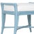 Small Malacca Bench - Pool Blue For Sale In West Palm - Image 6 of 8