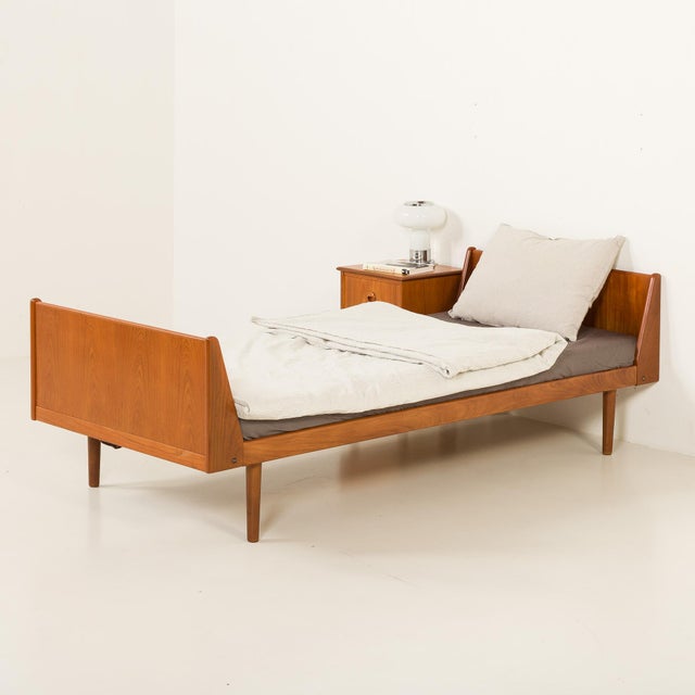 Mid-Century Danish Teak Bed, 1960s For Sale - Image 10 of 10