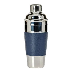 Lucena Nickel & Leather Cocktail Shaker