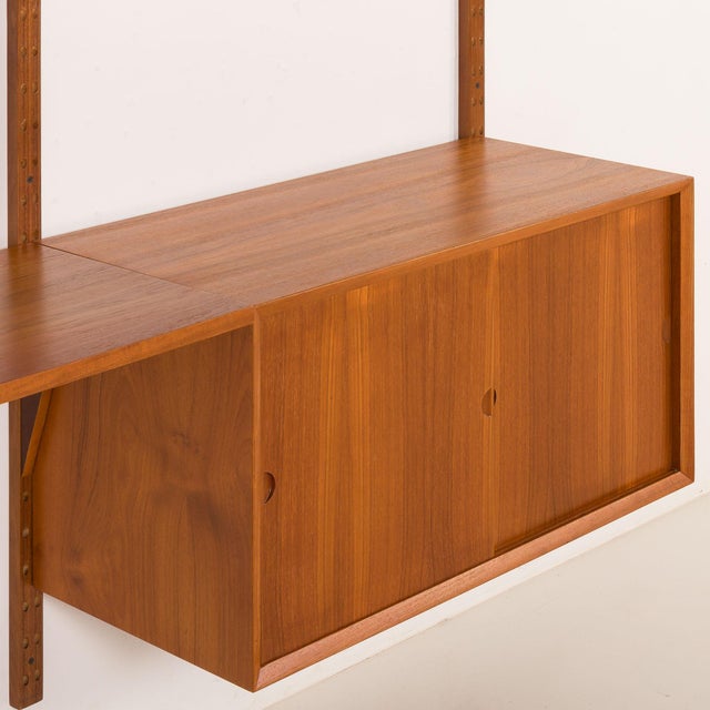 Teak Home Office Wall Unit by Poul Cadovius for Cado, 1960s For Sale - Image 17 of 18