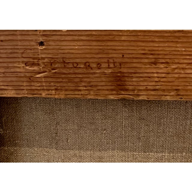 Sartorelli, Animated Landscape, 1920s, Oil on Canvas For Sale - Image 3 of 10