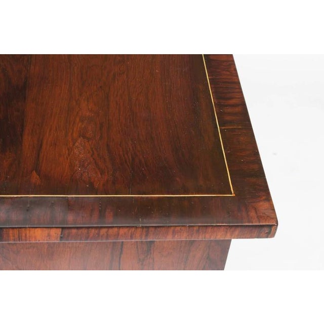 19th Century Regency Brass Inlaid Chiffonier Cabinet For Sale - Image 5 of 10