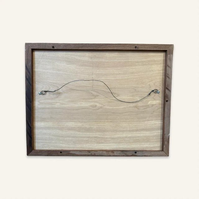 Abstract 1980s Stefano Bicini Geometric Oil on Canvas Painting, Dated and Signed, Framed For Sale - Image 3 of 4