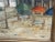 Vintage Paris Handmade Oil Painting For Sale In Los Angeles - Image 6 of 12