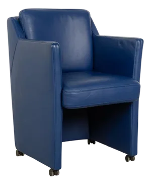 Leather Armchair in Blue from Rolf Benz