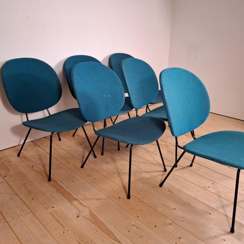 Mid-Century Modern Dutch Kembo 301 Chairs by W.H. Gispen, 1960s, Set of 6 For Sale - Image 5 of 7