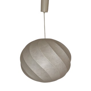 Vintage Italian Cocoon Ceiling Lamp, 1970s For Sale