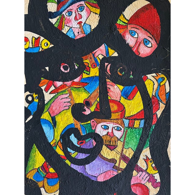 Abstract Rare, Original Painting, Peter Keil For Sale - Image 3 of 7