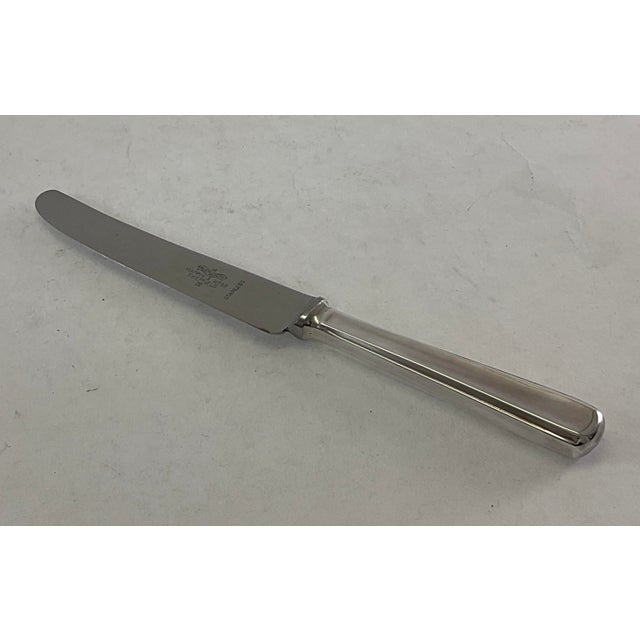 1980s Silver Plated Dinner Knife, Leighton For Sale - Image 17 of 17