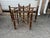 McGuire Style Organic Modern Bamboo Iron Frame Round Dining Table For Sale In Washington DC - Image 6 of 15