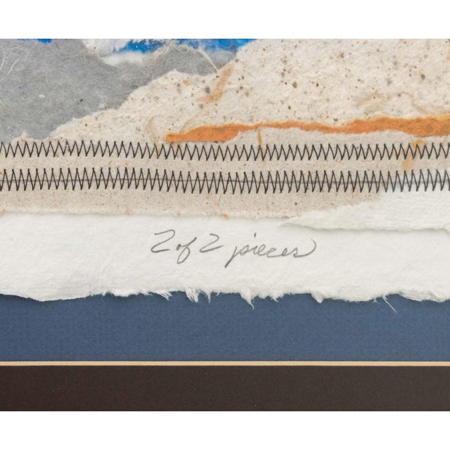 m.p. Marion "Landmarkings Diptych" Mixed Media For Sale - Image 17 of 18