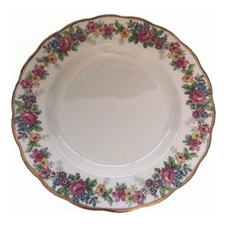 Vintage English Bone China Royal Darwood of England “lynne” Pattern Dinner Plate For Sale