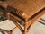 Contemporary Vintage Palm Beach Woven Rattan and Wood Foot Stool For Sale - Image 3 of 12