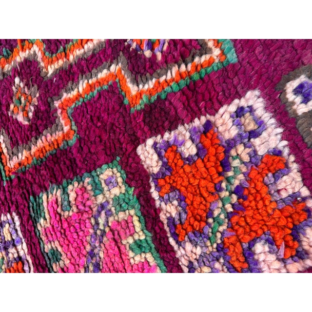 1980s Moroccan Boho Tribal Rug - 5'6" X 10'11" Ft For Sale - Image 5 of 10