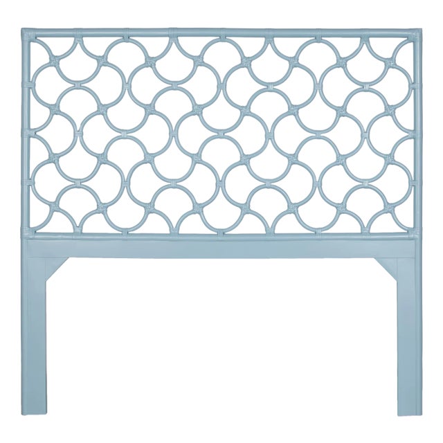 Mar Headboard Double, Pool Blue For Sale
