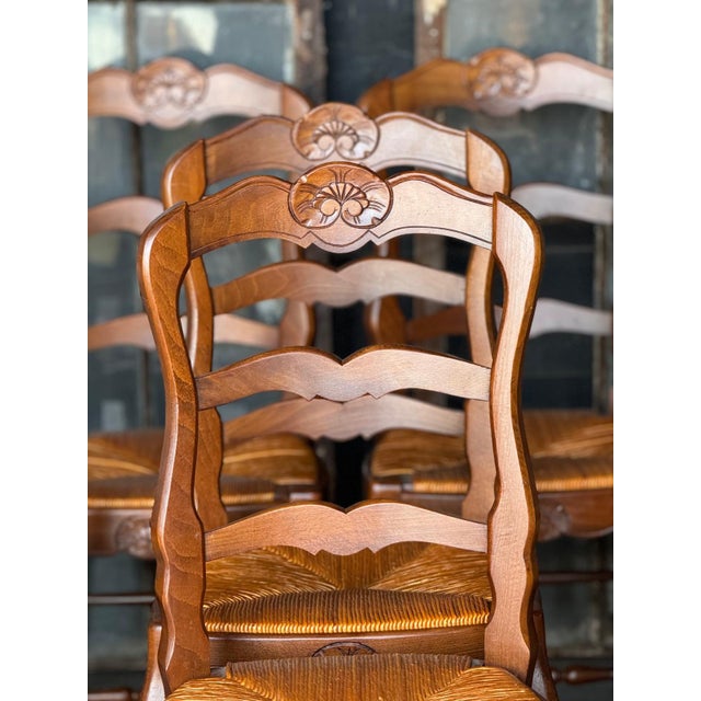 French Country Chairs, 1930s, Set of 8 For Sale - Image 9 of 18