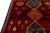Red Vintage Shiraz Handmade Pictorial Designed Wool Rug For Sale - Image 9 of 10