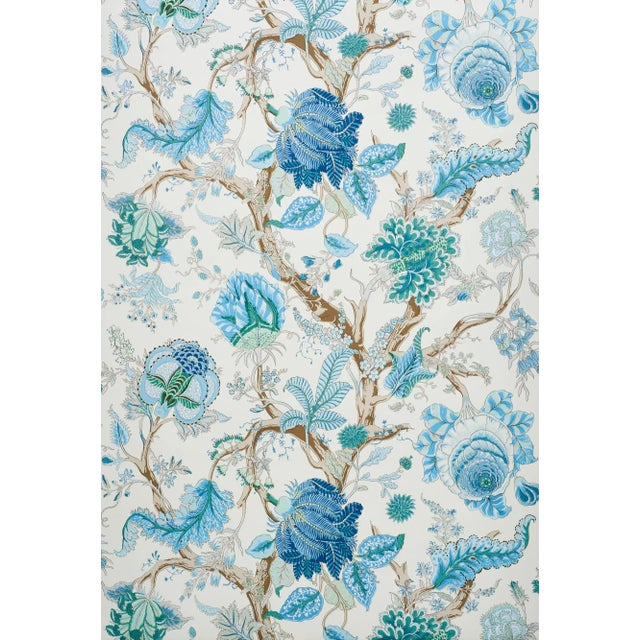A lush, large-scale floral inspired by the quintessential tree of life patterns in traditional palampores. Based on a...