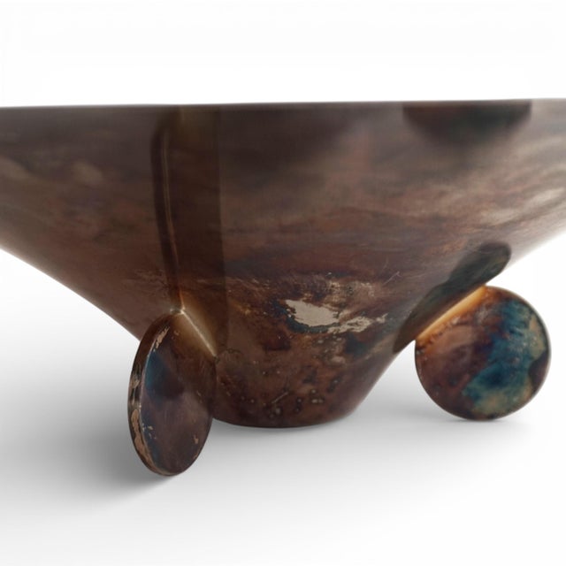 Bauhaus Sculptural Ikora Bowl in Silver-Plated Brass by Paul Haustein for WMF, 1930s For Sale - Image 6 of 13