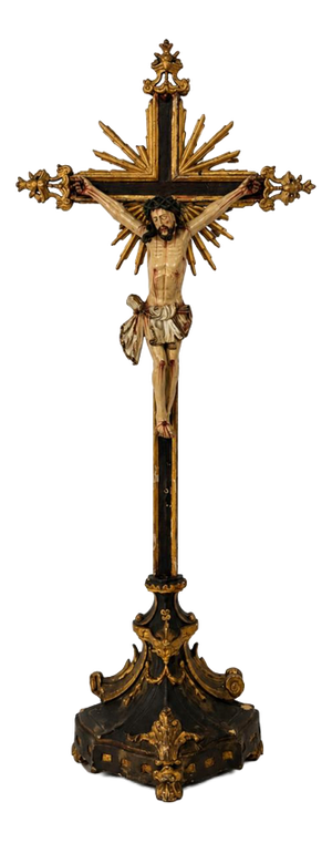 Wooden Crucifix, 19th Century