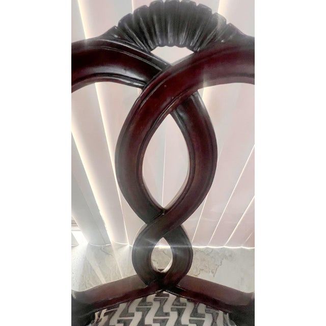 Beige 1990s William Switzer Loopback Accent Chairs- a Pair For Sale - Image 8 of 9