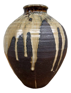 Decorative Shigaraki Ware Ikebana Vase, Japan, 1960s