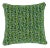 Schumacher X Timothy Corrigan Corail Velvet 20" Pillow in Emerald Green For Sale