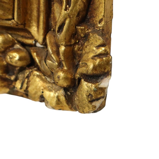 Antique French Gold Bevelled Mirror, 1890s For Sale - Image 14 of 18