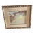 Mid 20th Century Dutch Winter Village Oil Painting, Signed, Gilt Frame For Sale