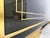 Black Vintage Black Lacquered and Brass Sideboard, 1980s For Sale - Image 8 of 14