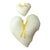 Yellow Lace Hearts Pack of 2 Handmade For Sale - Image 12 of 12
