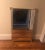 Transitional/Modern acrylic and gold framed wall or vanity mirror. Cooper Classics frame. 24 x 35 total frame size, 21 x...