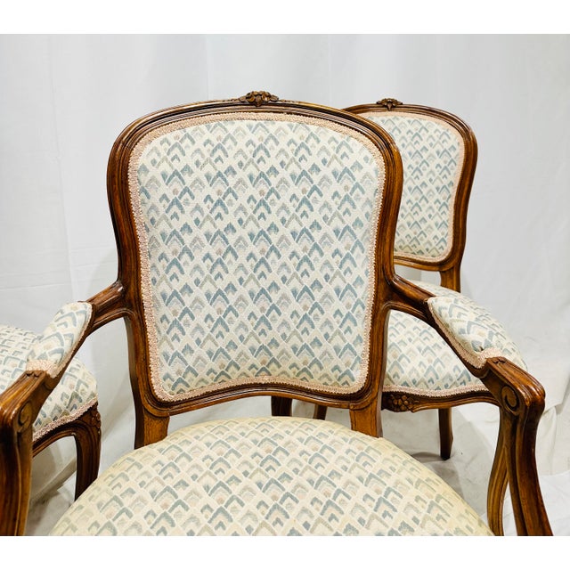 Mid 20th Century Vintage French Dining Chairs Set of 4 Chairish