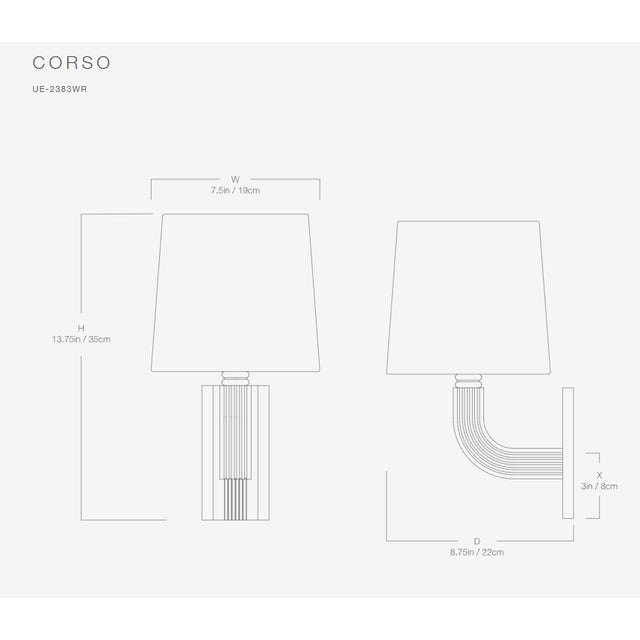 -NEW- Urban Electric Corso #UE-2383WR QTY: 3 Primary Finish: Tarnished Brass Shade Type: SH-410C Shade Material: Ivory...