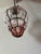 Mid-Century Modern 1950s Mid-Century ModernSeguso Murano Pink Blown Lantern Chandelier Sharon Osbourne - a Pair For Sale - Image 3 of 5