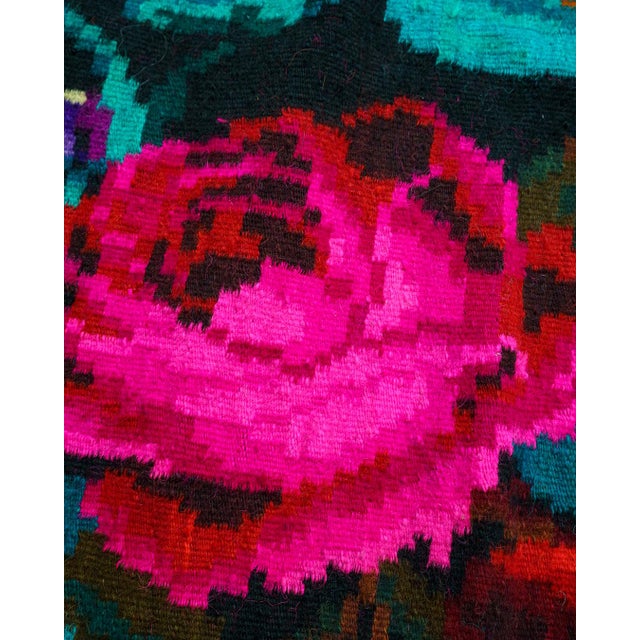 Textile Vintage Romanian Handwoven Wool Runner Rug, 1960s For Sale - Image 7 of 15