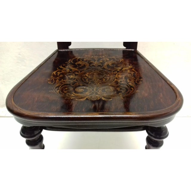 Brown Antique Dining Chair For Sale - Image 8 of 16