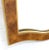 Cinnamon Pair of Decorative Figural Shape Burl Wall Mirrors Mid Century Modern For Sale - Image 8 of 13