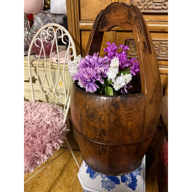 Chinese Antique Chinese Water Bucket For Sale - Image 3 of 11