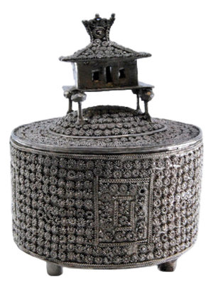 Oriental Rose Silver Box