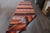 Orange 1970s Vintage Handmade Wool Cotton Kilim Runner Rug For Sale - Image 8 of 10