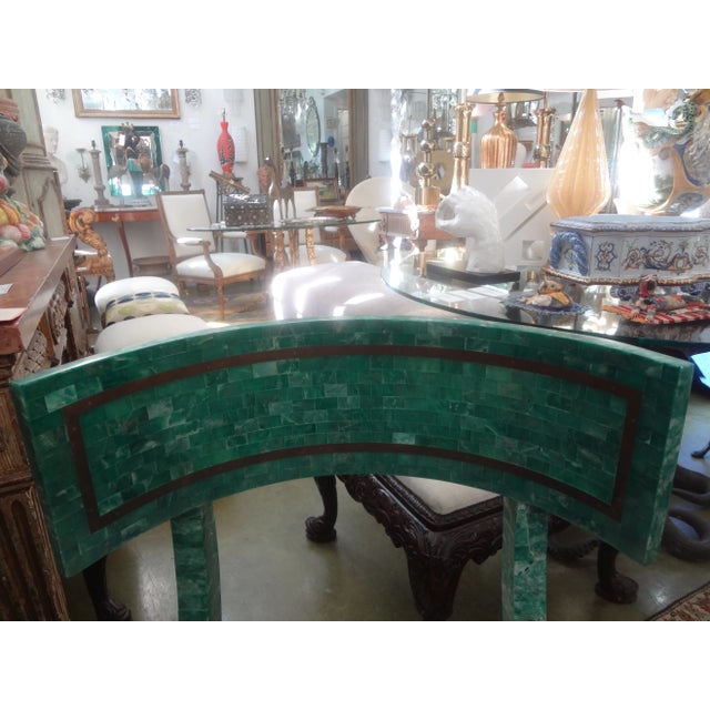 Late 20th Century Vintage Maitland - Smith Tessellated Stone Klismos Chair For Sale In Houston - Image 6 of 12