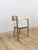 Late 20th Century Elite Modernist Stainless Steel Dining Accent Chair Upholstered Seat For Sale In Tampa - Image 6 of 10