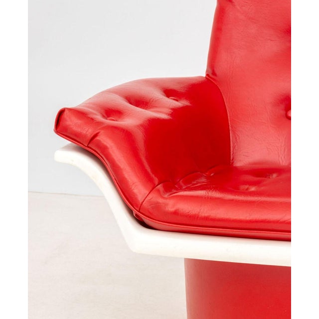 Mid-Century Modern Morris Futorian "Space Age" Lounge Chairs, Pair For Sale - Image 3 of 12