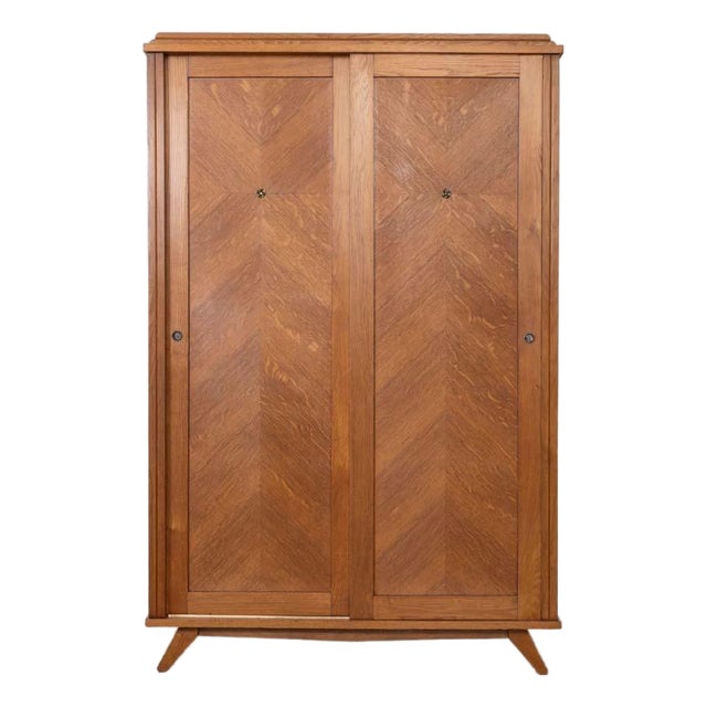 1930s French Art Deco Armoire For Sale