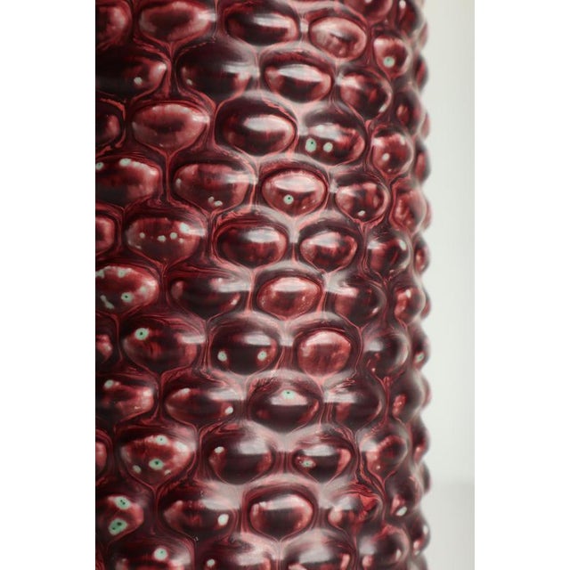 1950s Large Table Lamp in Oxblood Glaze by Axel Salto for Royal Copenhagen, 1958 For Sale - Image 5 of 12
