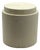 Large Vintage Solid Travertine Canister With Lid For Sale